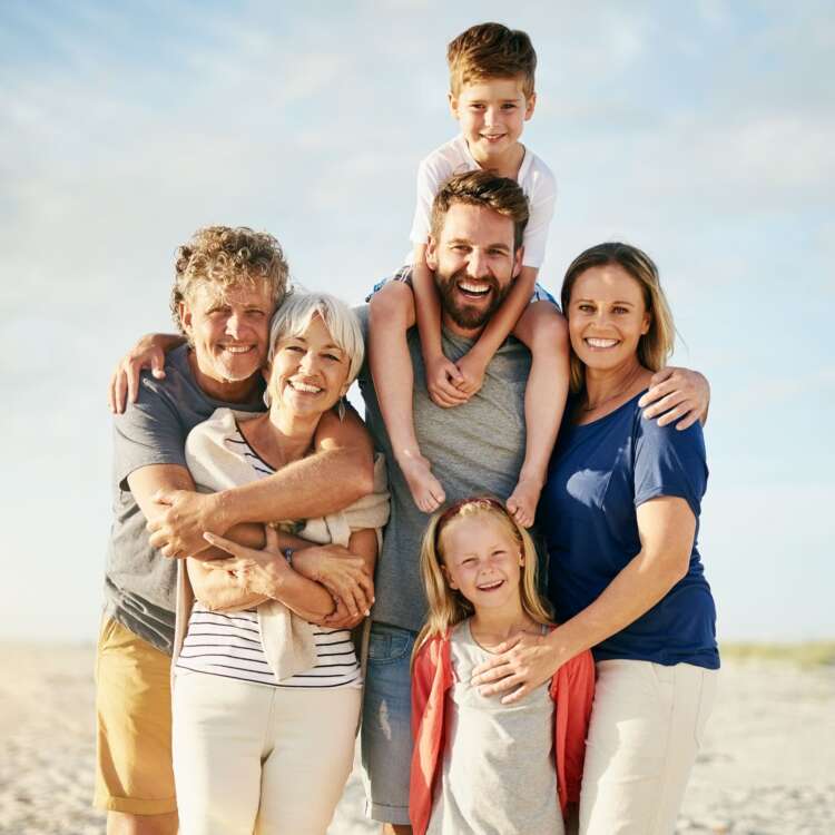 Családi utazás - stock image